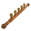 3/4" Open Copper Manifold w/ 1/2" Push-Fit Outlets (5 Outlets)