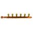 3/4" Closed Copper Manifold w/ 1/2" Push-Fit Outlets (6 Outlets)