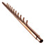 3/4" Male Sweat × 3/4" Male Sweat Copper Manifold w/ Extended Trunk, 1/2" PEX Outlets (10 Outlets)