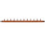 3/4" PEX Crimp × 1" PEX Crimp Copper Manifold w/ 1/2" PEX Outlets (12 Outlets)