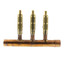 1" Copper Manifold w/ 1/2" Crimp Balancing Valves 3 Outlets