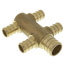 PEX Crimp Multiport Tee (4) 1/2" Branches (1) 3/4" Trunk End