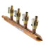  3/4" PEX x Spin Closed Manifold w/ 1/2" PEX Ball Valves, Lead Free (4 Outlets)