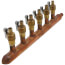 PEX Manifold, 3/4" PEX x Spin Closed Trunk, 1/2" PEX Ball Valves, 6 Outlets