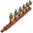 PEX Manifold, 3/4" PEX x Spin Closed Trunk, 1/2" PEX Ball Valves, 6 Outlets