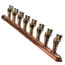 1" Female Sweat x Spin Closed (Left) Manifold, 1/2" PEX Outlets, Lead Free (8 Outlets)