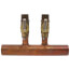 1" Male Sweat Copper Manifold w/ 1/2" MIP/Female Sweat Ball Valves (2 Outlets)