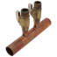 1" Male Sweat Copper Manifold w/ 1/2" MIP/Female Sweat Ball Valves (2 Outlets)