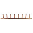 1-1/4" Male Sweat Copper Manifold w/ 3/4" Sweat Loops (8 Outlets)