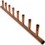 1-1/4" Male Sweat Copper Manifold w/ 3/4" Sweat Loops (8 Outlets)