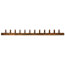 1" Male Sweat Copper Manifold w/ 1/2" Sweat Loops (12 Outlets)