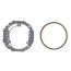 Adjustable Ring for Flush Service Floor Box w/ Pigtail, Gasket & Metal Clips