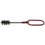 1/2" ID (5/8" OD) Stainless Steel Quick Twist Brush w/ Plastisol Comfort Grip