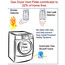 NG/LP Gas Kitchen or Dryer Full Safety Kit, 3/4" Automatic Gas Shutoff Valve, Smoke, CO and Gas Detector