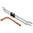 1/2" CPVC Stub Out Water Closet Rough In Kit w/ Lock Block for 16" Stud Bays