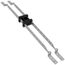 1/2" CPVC Stub Out Water Closet Rough In Kit w/ Lock Block for 16" Stud Bays
