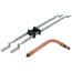 1/2" PEX Crimp Water Closet Rough In Kit w/ 6" Stub Out Elbow, 1 Lock Block for 16" Stud Bays