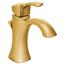 Voss Brushed Gold 1 Handle Bathroom Faucet, 6903BG