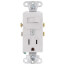 Single-Pole Combination Single Toggle Switch & Single Receptacle, 15A - White (120/125V)