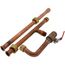 1" FIP Swivel x 3/4" CPVC 18" Copper Water Heater Connector Kit (Lead Free)