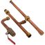 1" FIP Swivel x 3/4" CPVC 18" Copper Water Heater Connector Kit (Lead Free)