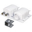 Ox Box Washing Machine Outlet Box w/ Mini-Rester Water Hammer Arresters Standard Pack - 1/2" Female Sweat