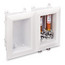 Ox Box Washing Machine Outlet Box w/ Mini-Rester Water Hammer Arresters Standard Pack - 1/2" Female Sweat