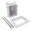 OxBox Toilet/Dishwasher Outlet Box w/ Mini-Rester Water Hammer Arrester, 1/2" Male CPVC (Lead Free)