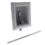 OxBox Toilet/Dishwasher Outlet Box w/ Mini-Rester Water Hammer Arrester - 1/2" MIP/Sweat (Lead Free)