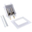 Ox Box Lavatory Outlet Box w/ Mini-Rester Water Hammer Arrester - 1/2" Male CPVC (Lead Free)