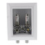 OxBox Lavatory Outlet Box w/ Mini-Rester Water Hammer Arrester - 1/2" Female Sweat Connection (Lead Free)