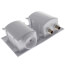 OxBox Washing Machine Outlet Box Standard Pack - 1/2" Female Sweat/1/2" MIP (Lead Free)