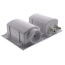 OxBox Washing Machine Outlet Box Standard Pack - 1/2" Expansion PEX F1960 (Lead Free)