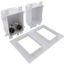 OxBox Washing Machine Outlet Box Standard Pack - 1/2" PEX Crimp Connection (Lead Free)