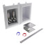OxBox Washing Machine Outlet Box w/ Mini-Rester Water Hammer Arresters Standard Pack - 1/2" CPVC Male (Lead Free)