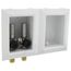 OxBox Washing Machine Outlet Box w/ Mini-Rester Water Hammer Arrester Std. Pk, 1/2" Sweat, 1/2" MIP (Lead Free)