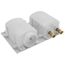 OxBox Washing Machine Outlet Box w/ Mini-Rester Water Hammer Arrester Std. Pk, 1/2" Sweat, 1/2" MIP (Lead Free)