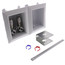 OxBox Washing Machine Outlet Box w/ Mini-Rester Water Hammer Arresters Standard Pack - 1/2" Expansion PEX (No Lead)