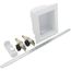 OxBox Washing Machine Outlet Box w/ Frame - 1/2" PEX Crimp Connection (Lead Free)