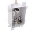 1/2" Male CPVC OxBox Kitchen Supply Outlet Box w/ MiniRester Water Hammer Arresters (Lead Free)