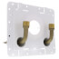 1/2" MIP/Female Sweat Inlet x 3/8" OD Compression OmniPanel Dual Valve Access Panel