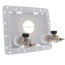 1/2" F1807 PEX Inlet x 3/8" OD Compression Outlet OmniPanel Dual Valve Access Panel