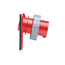 20A, 480V 2P, 3W, Inlet North American Pin & Sleeve Inlet, IP67, Watertight, RED