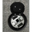 6" Evolution Surface Style Poke-Thru Device, Pre-Wired Dual Service, 3 Outlets (Black)