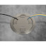 6" Evolution Surface Style Poke-Thru Device, Pre-Wired Dual Service, 3 Outlets (Satin Nickel)