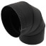 6" Black Matte Elbow