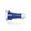 20A, 120/208V 3-Phase, 4P, 5W, LEV Series IEC 60309-1 & 60309-2 Pin & Sleeve Connector, IP66/67/68/IP69K, Watertight (Blue)