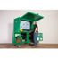16 Gauge Steel Compact Field Office with Casters, Green