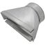 10" x 4" x 6" Galvanized Straight Register Boot