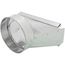 10" x 4" x 6" Galvanized Straight Register Boot